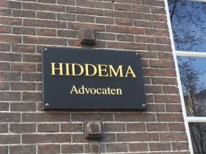 gevelplaat hiddema advocaten
